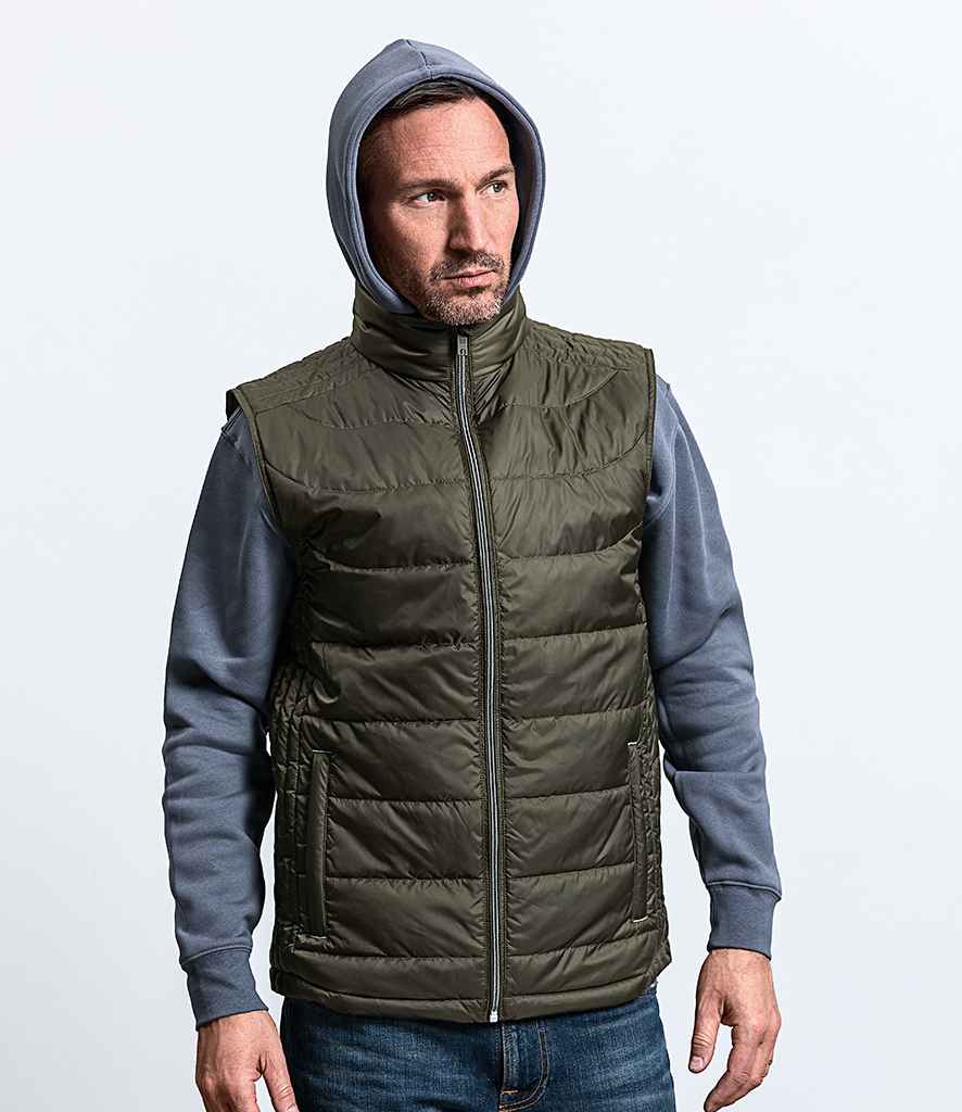 Russell Nano Padded Bodywarmer in by Russell — Custom branded clothing by Print Press, featuring premium embroidery produced in our specialist print lab in the UK.