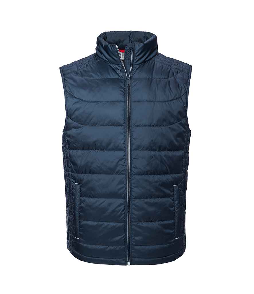 Russell Nano Padded Bodywarmer in by Russell — Custom branded clothing by Print Press, featuring premium embroidery produced in our specialist print lab in the UK.