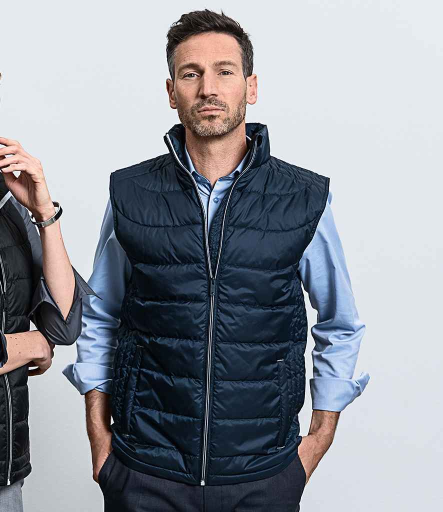 Russell Nano Padded Bodywarmer in by Russell — Custom branded clothing by Print Press, featuring premium embroidery produced in our specialist print lab in the UK.