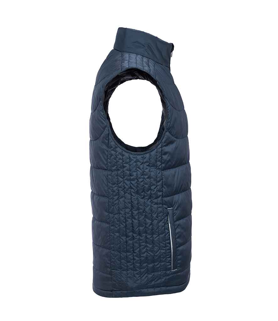 Russell Nano Padded Bodywarmer in by Russell — Custom branded clothing by Print Press, featuring premium embroidery produced in our specialist print lab in the UK.