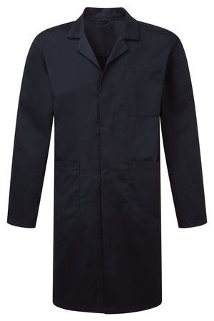 Fort Warehouse Coat in NAVY BLUE by FORT — Custom branded clothing by Print Press, featuring premium embroidery produced in our specialist print lab in the UK.