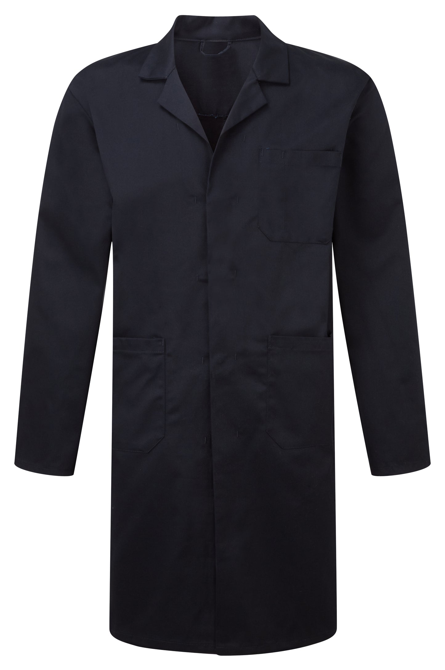 Fort Warehouse Coat in NAVY BLUE by FORT — Custom branded clothing by Print Press, featuring premium embroidery produced in our specialist print lab in the UK.