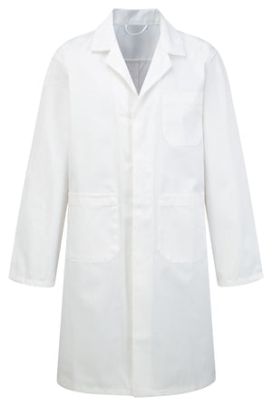 Fort Warehouse Coat in WHITE by FORT — Custom branded clothing by Print Press, featuring premium embroidery produced in our specialist print lab in the UK.