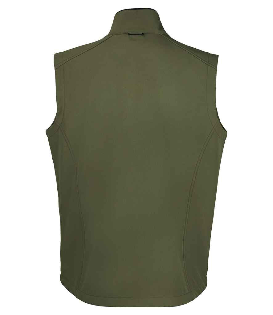 SOL'S Rallye Soft Shell Bodywarmer in by SOL'S — Custom branded clothing by Print Press, featuring premium embroidery produced in our specialist print lab in the UK.