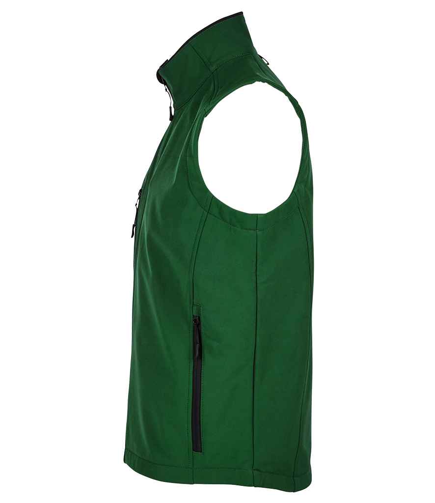 SOL'S Rallye Soft Shell Bodywarmer in by SOL'S — Custom branded clothing by Print Press, featuring premium embroidery produced in our specialist print lab in the UK.