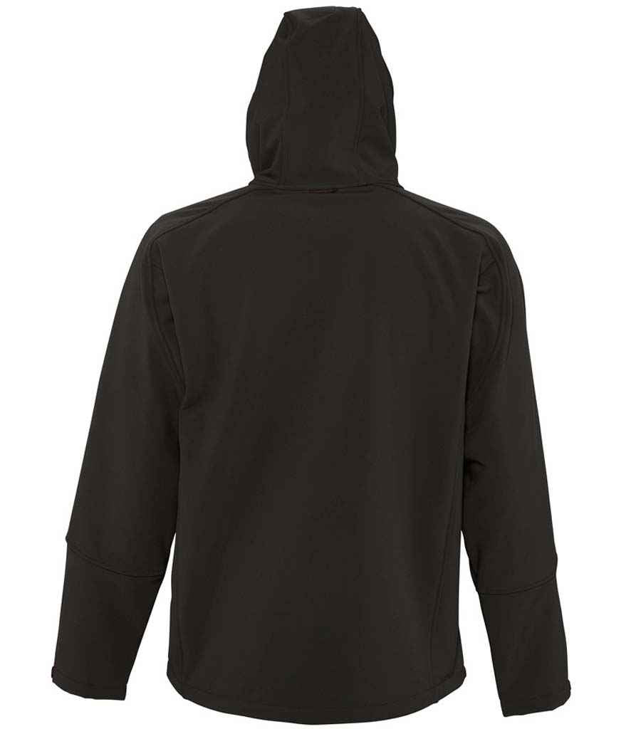 SOL'S Replay Hooded Soft Shell Jacket in by SOL'S — Custom branded clothing by Print Press, featuring premium embroidery produced in our specialist print lab in the UK.