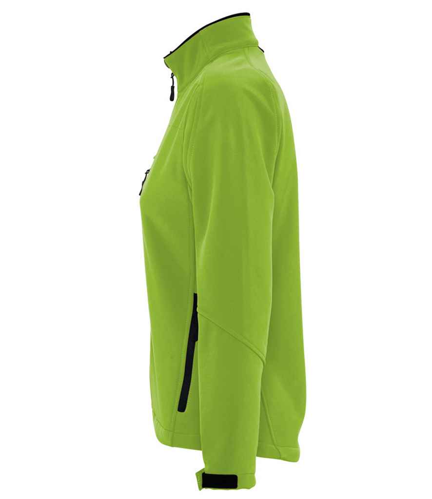 SOL'S Ladies Roxy Soft Shell Jacket in by SOL'S — Custom branded clothing by Print Press, featuring premium embroidery produced in our specialist print lab in the UK.