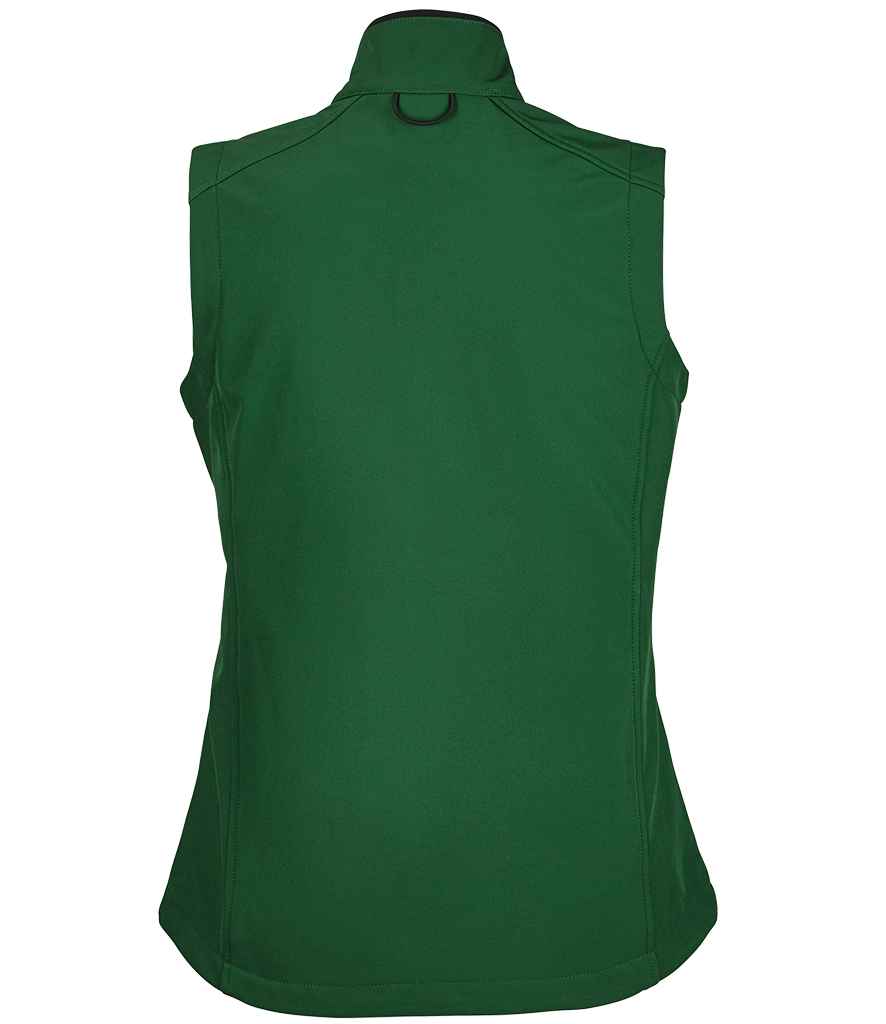 SOL'S Ladies Rallye Soft Shell Bodywarmer in by SOL'S — Custom branded clothing by Print Press, featuring premium embroidery produced in our specialist print lab in the UK.