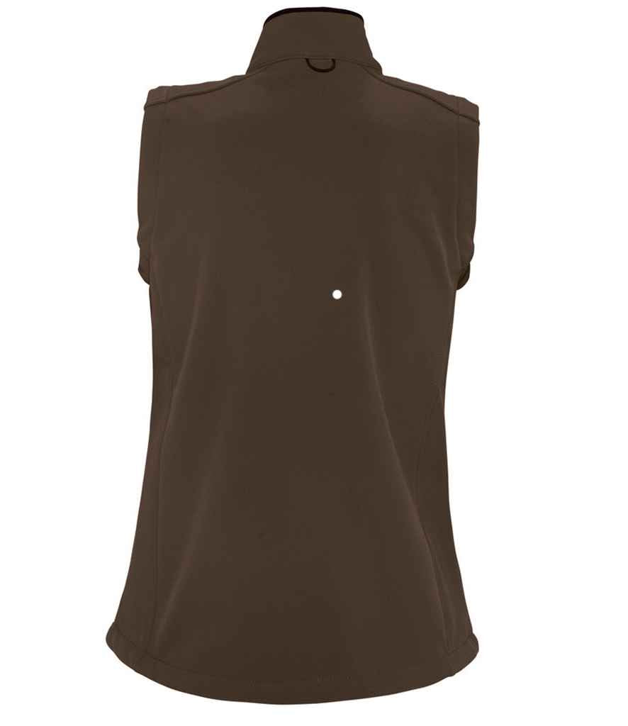 SOL'S Ladies Rallye Soft Shell Bodywarmer in by SOL'S — Custom branded clothing by Print Press, featuring premium embroidery produced in our specialist print lab in the UK.