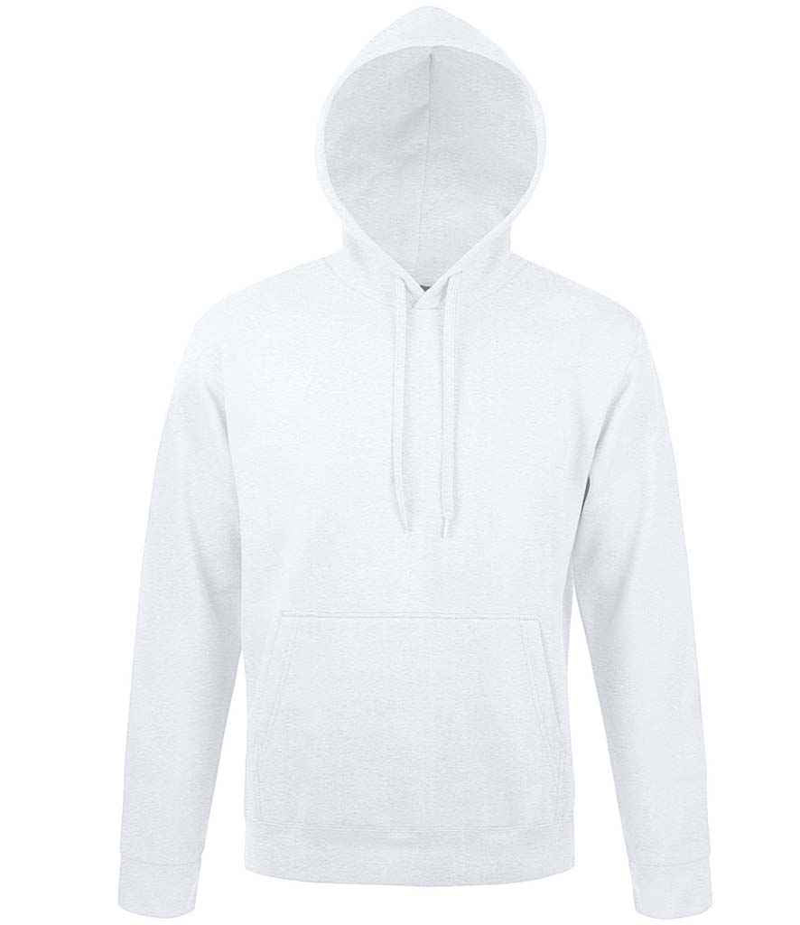 SOL'S Unisex Snake Hooded Sweatshirt in Ash by SOL'S — Custom branded clothing by Print Press, featuring premium embroidery produced in our specialist print lab in the UK.