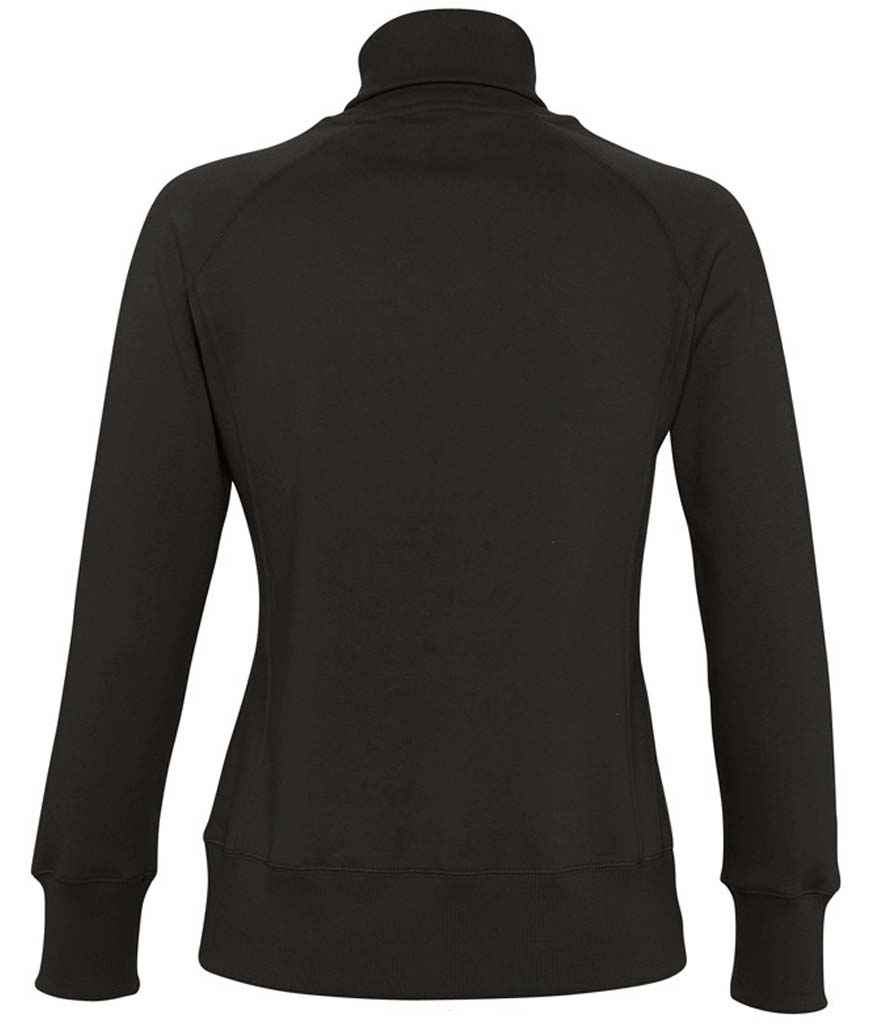 SOL'S Ladies Soda Sweat Jacket in by SOL'S — Custom branded clothing by Print Press, featuring premium embroidery produced in our specialist print lab in the UK.
