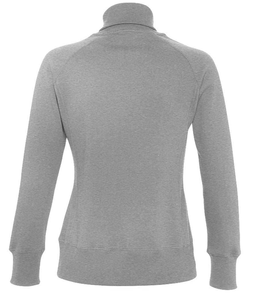 SOL'S Ladies Soda Sweat Jacket in by SOL'S — Custom branded clothing by Print Press, featuring premium embroidery produced in our specialist print lab in the UK.