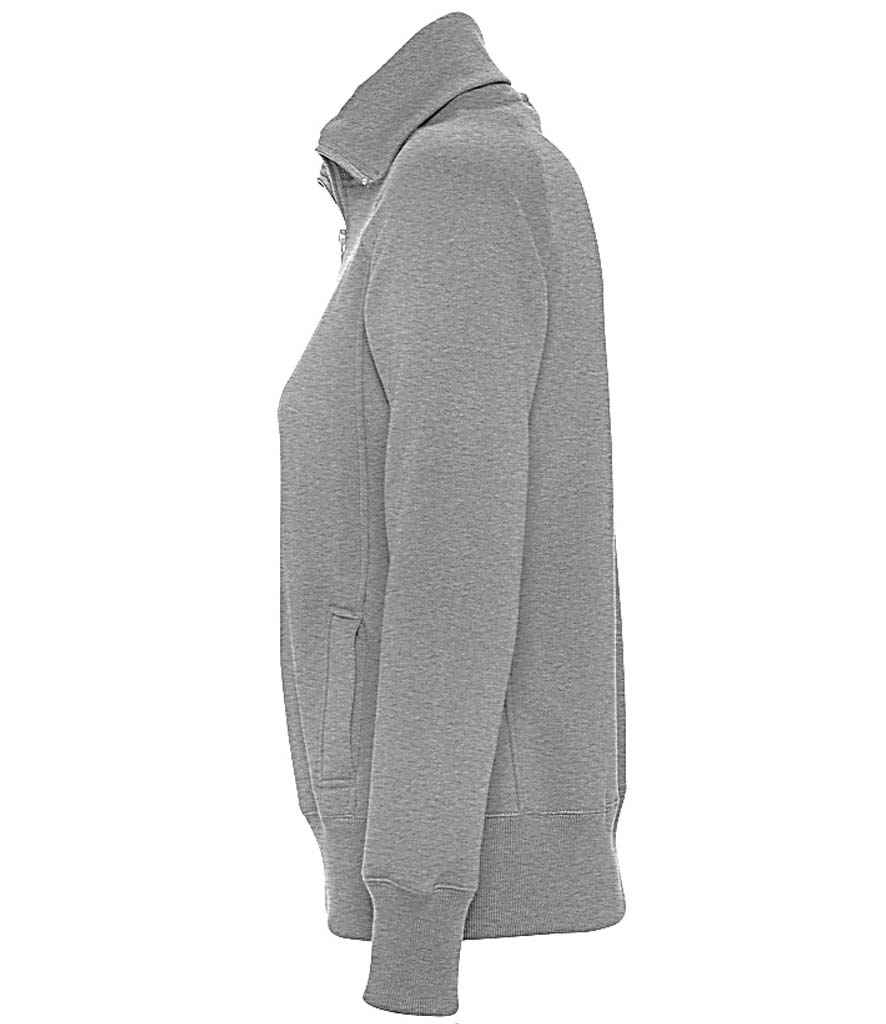SOL'S Ladies Soda Sweat Jacket in by SOL'S — Custom branded clothing by Print Press, featuring premium embroidery produced in our specialist print lab in the UK.