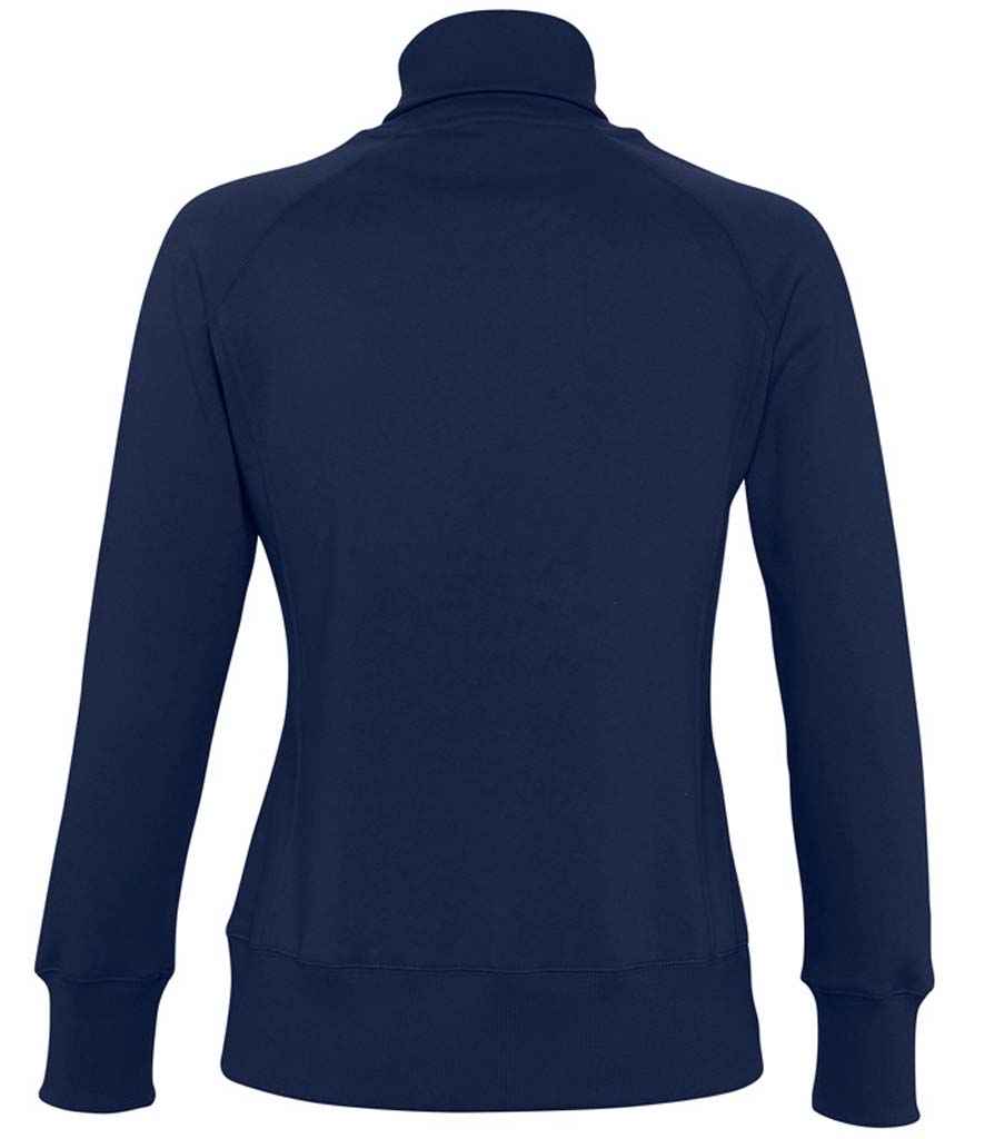 SOL'S Ladies Soda Sweat Jacket in by SOL'S — Custom branded clothing by Print Press, featuring premium embroidery produced in our specialist print lab in the UK.