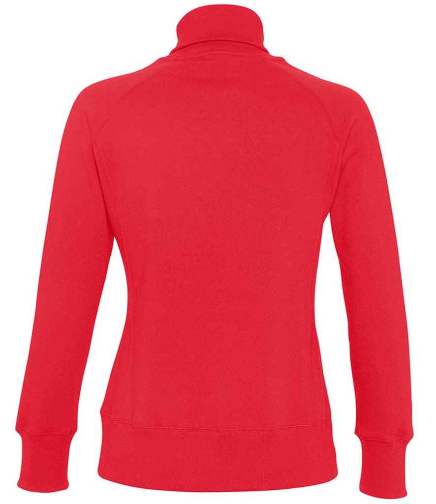 SOL'S Ladies Soda Sweat Jacket in by SOL'S — Custom branded clothing by Print Press, featuring premium embroidery produced in our specialist print lab in the UK.
