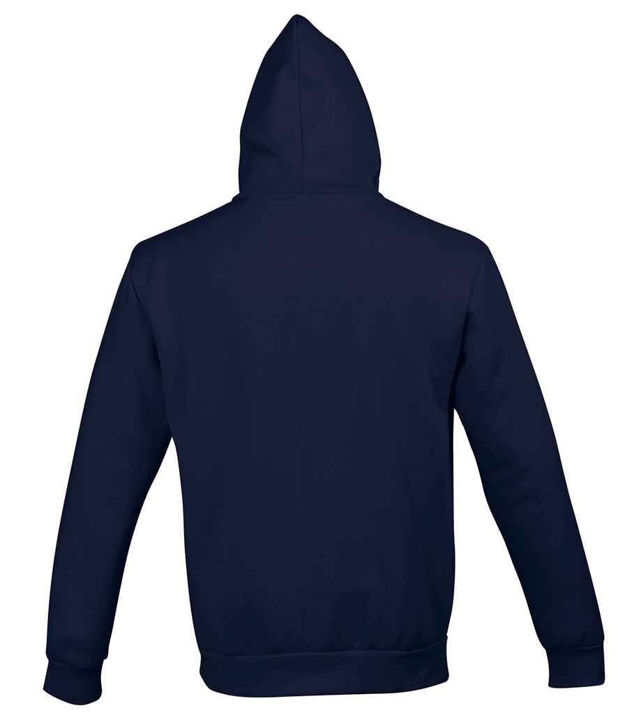 SOL'S Unisex Silver Hooded Jacket in by SOL'S — Custom branded clothing by Print Press, featuring premium embroidery produced in our specialist print lab in the UK.
