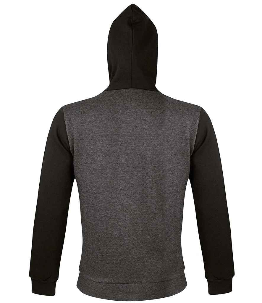 SOL'S Unisex Silver Hooded Jacket in by SOL'S — Custom branded clothing by Print Press, featuring premium embroidery produced in our specialist print lab in the UK.