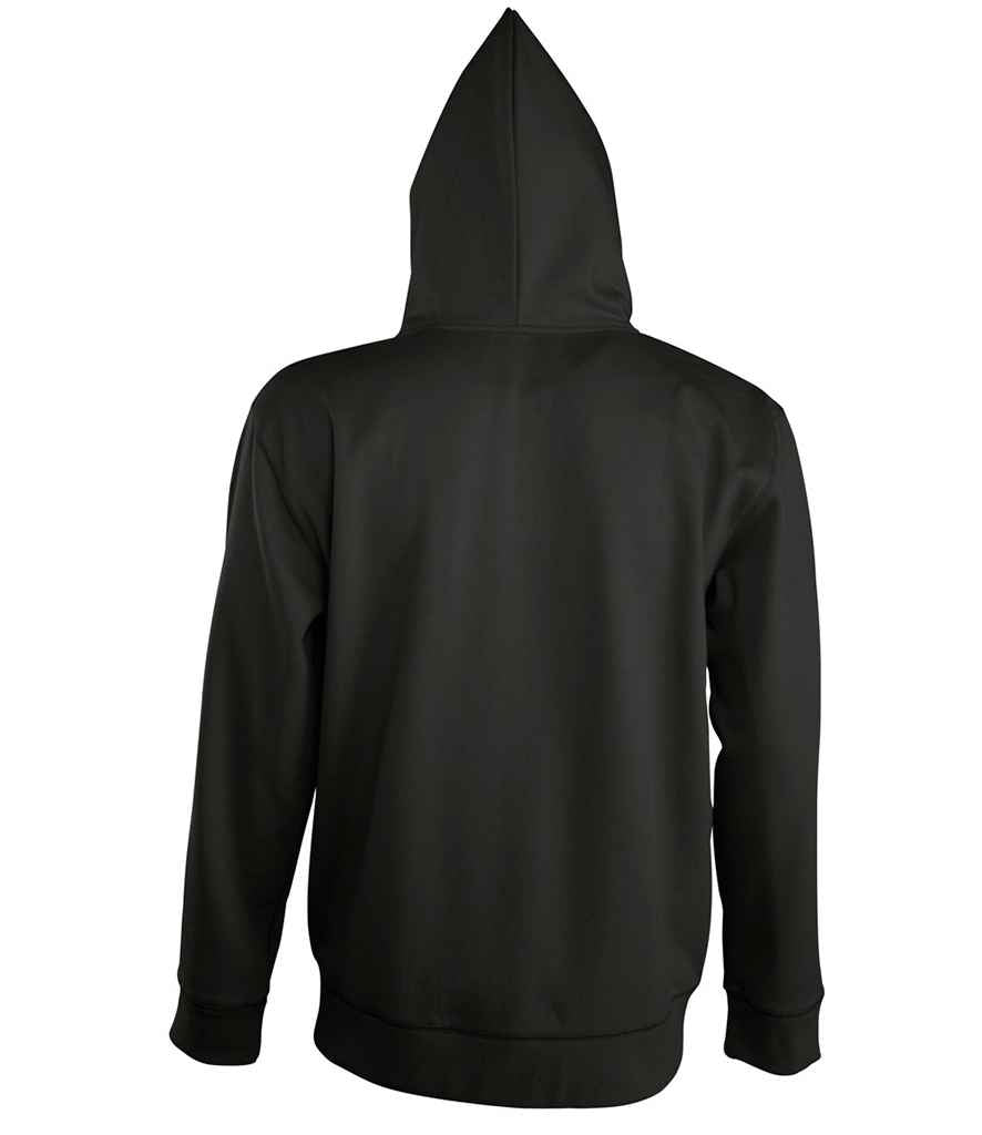 SOL'S Seven Zip Hooded Sweatshirt in by SOL'S — Custom branded clothing by Print Press, featuring premium embroidery produced in our specialist print lab in the UK.