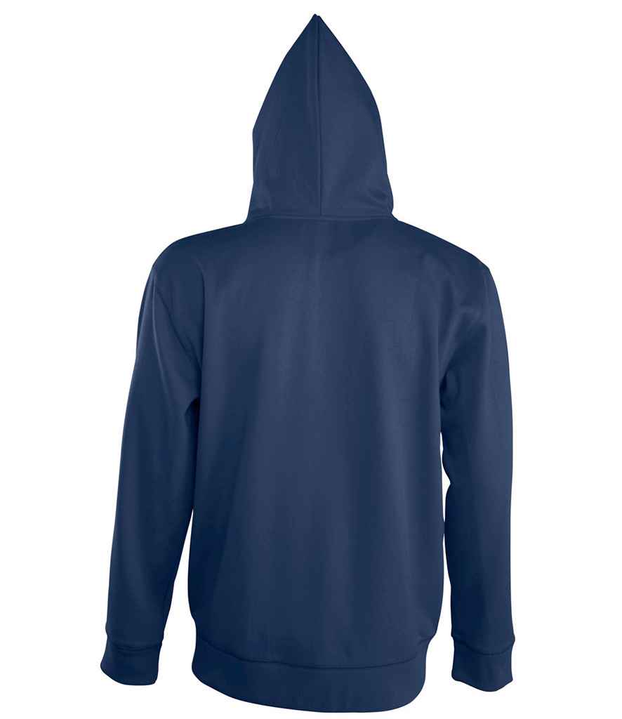 SOL'S Seven Zip Hooded Sweatshirt in by SOL'S — Custom branded clothing by Print Press, featuring premium embroidery produced in our specialist print lab in the UK.