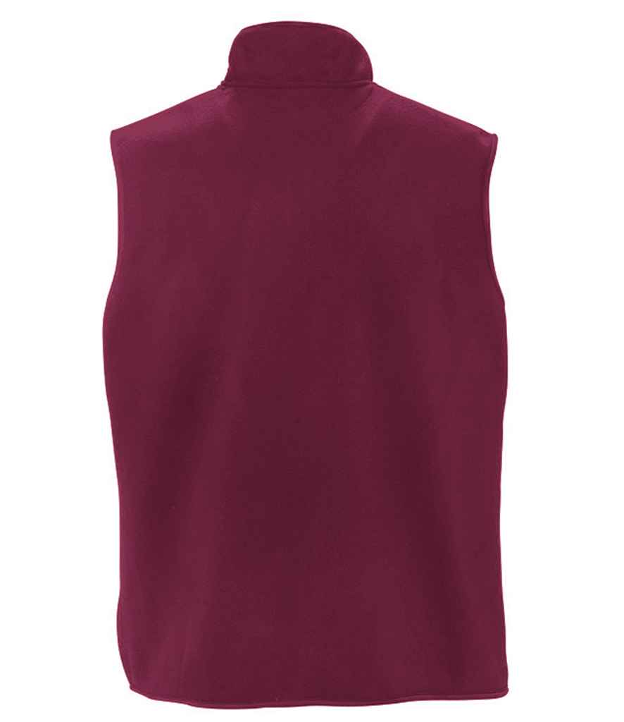 SOL'S Unisex Norway Fleece Bodywarmer in by SOL'S — Custom branded clothing by Print Press, featuring premium embroidery produced in our specialist print lab in the UK.