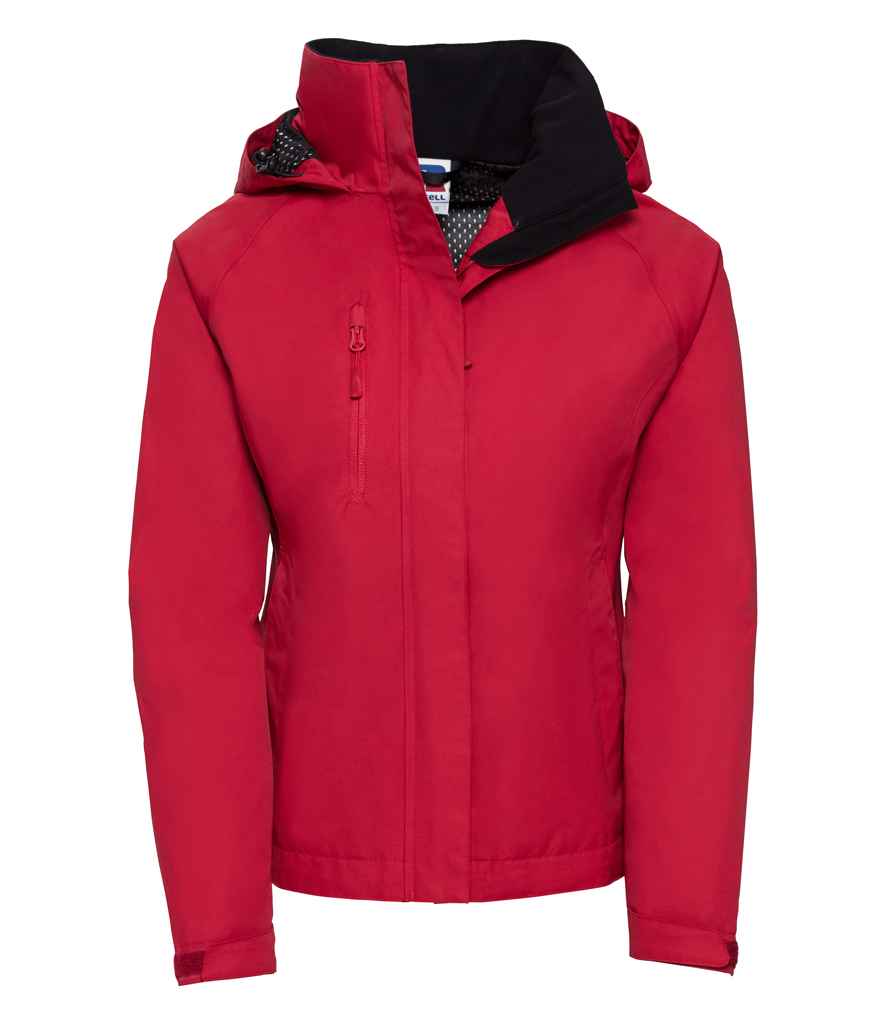 Russell Ladies HydraPlus 2000 Jacket in Classic Red by Russell — Custom branded clothing by Print Press, featuring premium embroidery produced in our specialist print lab in the UK.