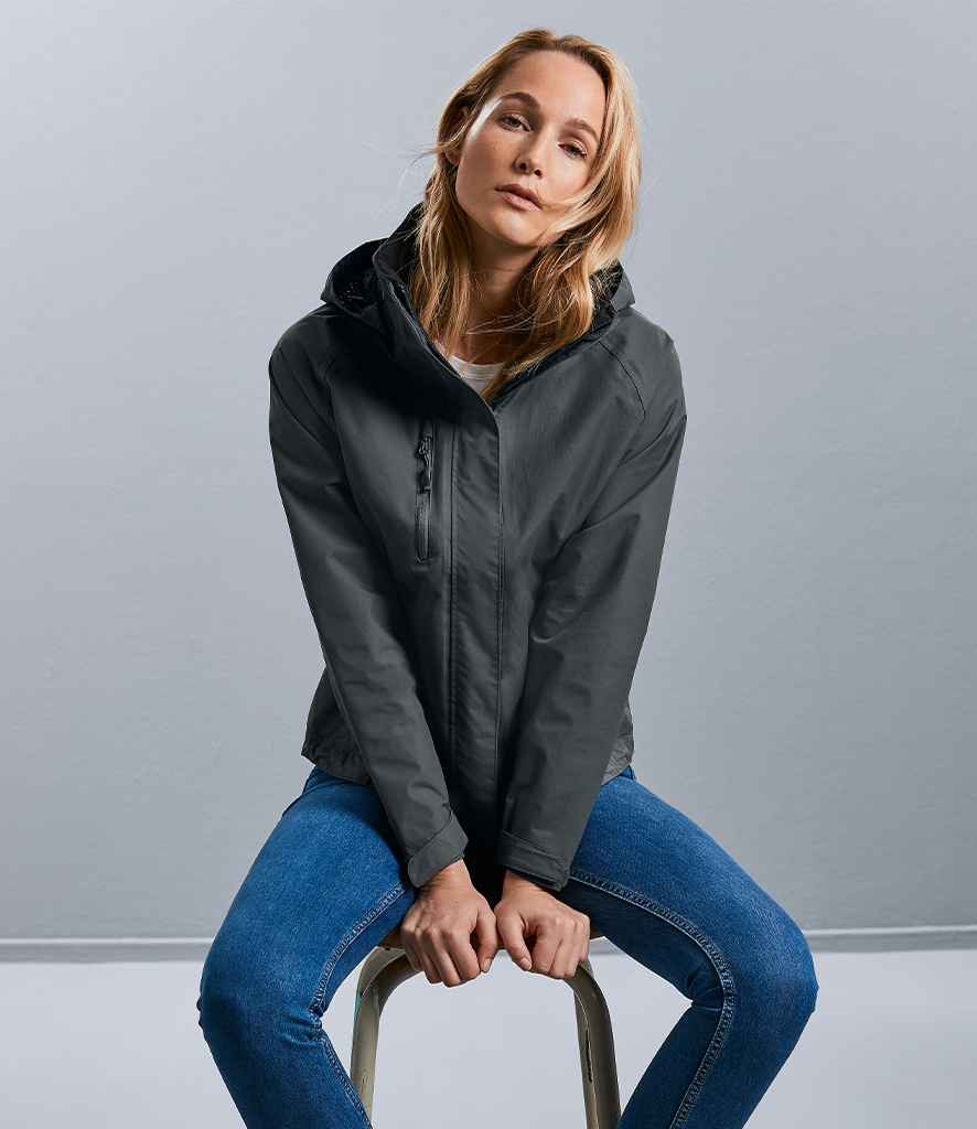 Russell Ladies HydraPlus 2000 Jacket in Titanium by Russell — Custom branded clothing by Print Press, featuring premium embroidery produced in our specialist print lab in the UK.