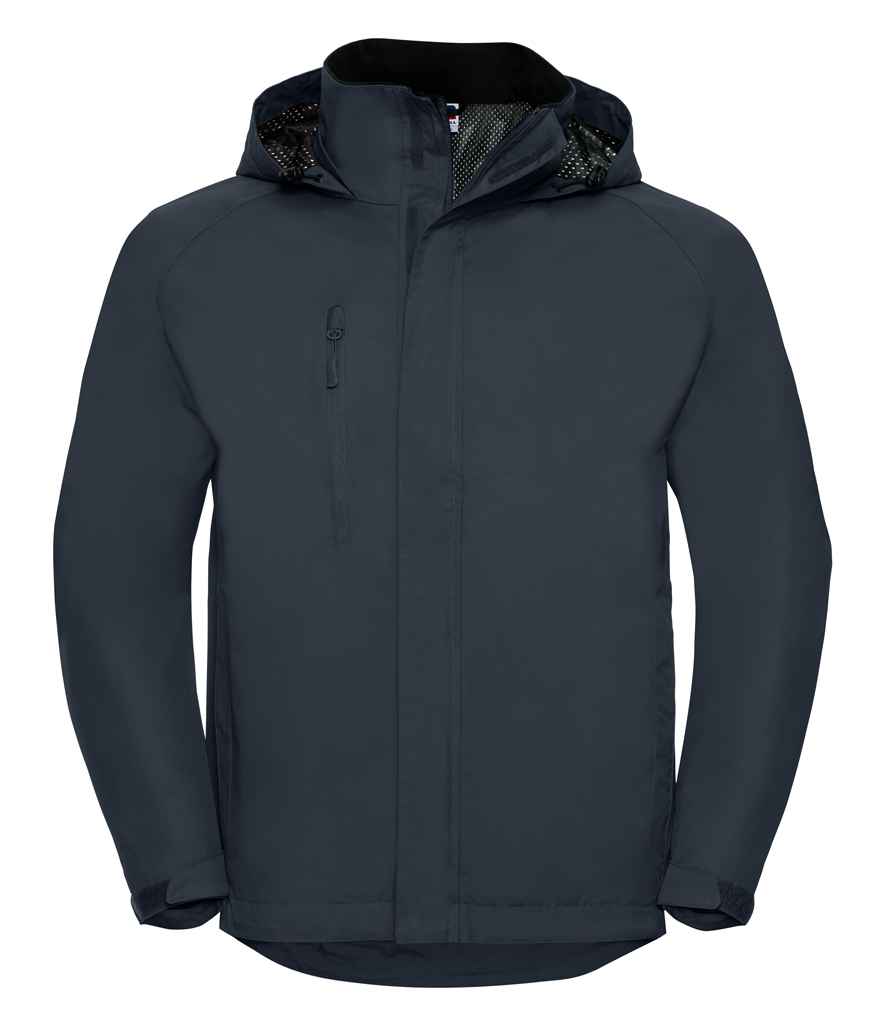 Russell HydraPlus 2000 Jacket in French Navy by Russell — Custom branded clothing by Print Press, featuring premium embroidery produced in our specialist print lab in the UK.