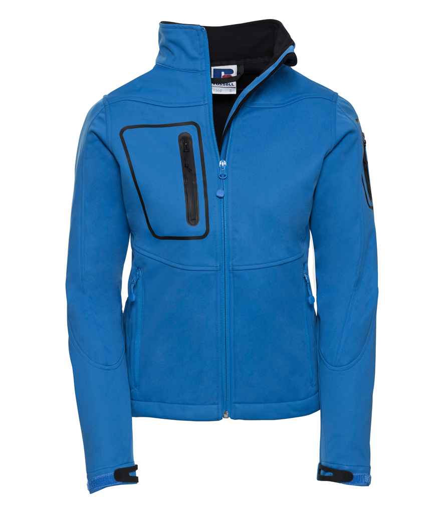 Russell Ladies Sports Shell 5000 Jacket in by Russell — Custom branded clothing by Print Press, featuring premium embroidery produced in our specialist print lab in the UK.