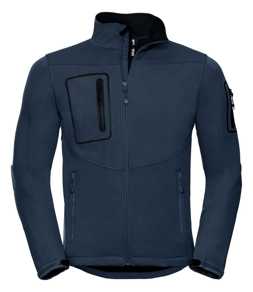 Russell Sports Shell 5000 Jacket in French Navy by Russell — Custom branded clothing by Print Press, featuring premium embroidery produced in our specialist print lab in the UK.