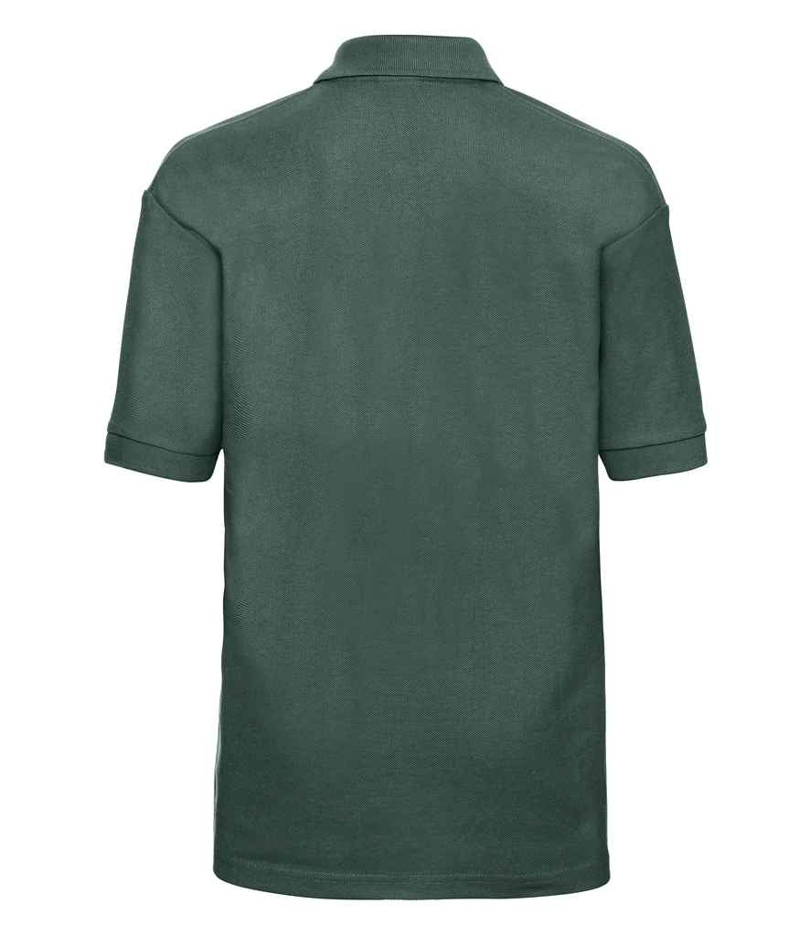 Russell Schoolgear Kids Poly/Cotton Piqué Polo Shirt in by Russell — Custom branded clothing by Print Press, featuring premium embroidery produced in our specialist print lab in the UK.