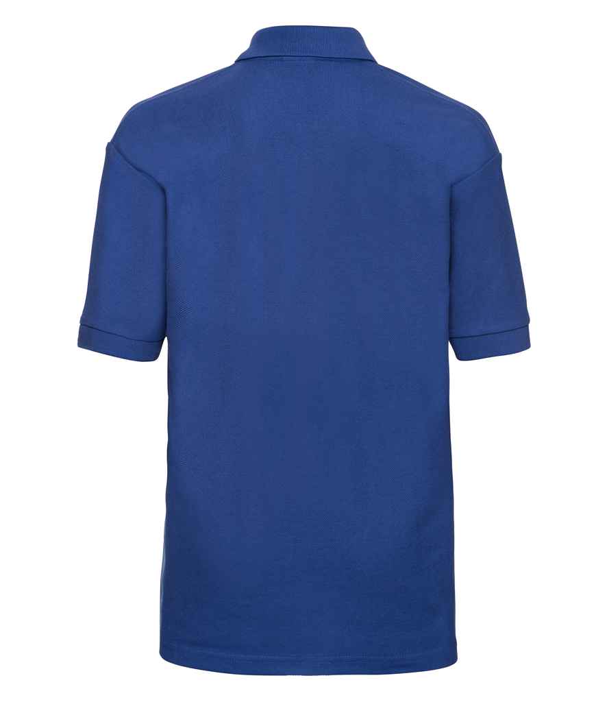 Russell Schoolgear Kids Poly/Cotton Piqué Polo Shirt in by Russell — Custom branded clothing by Print Press, featuring premium embroidery produced in our specialist print lab in the UK.