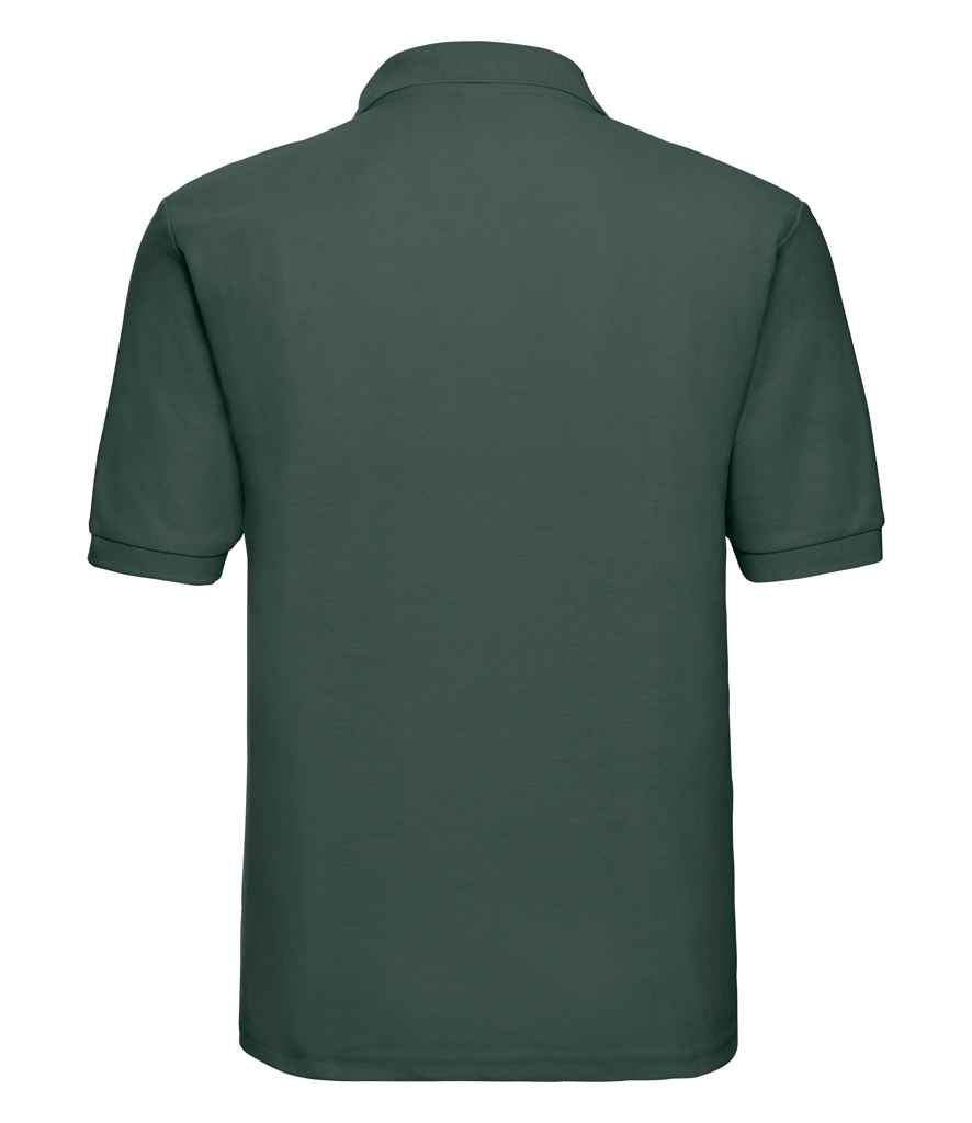Russell Poly/Cotton Piqué Polo Shirt in by Russell — Custom branded clothing by Print Press, featuring premium embroidery produced in our specialist print lab in the UK.