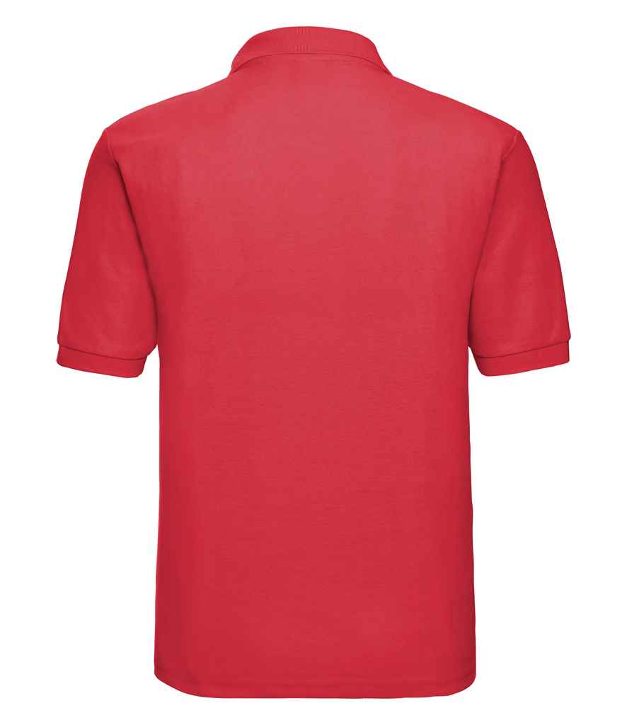 Russell Poly/Cotton Piqué Polo Shirt in by Russell — Custom branded clothing by Print Press, featuring premium embroidery produced in our specialist print lab in the UK.