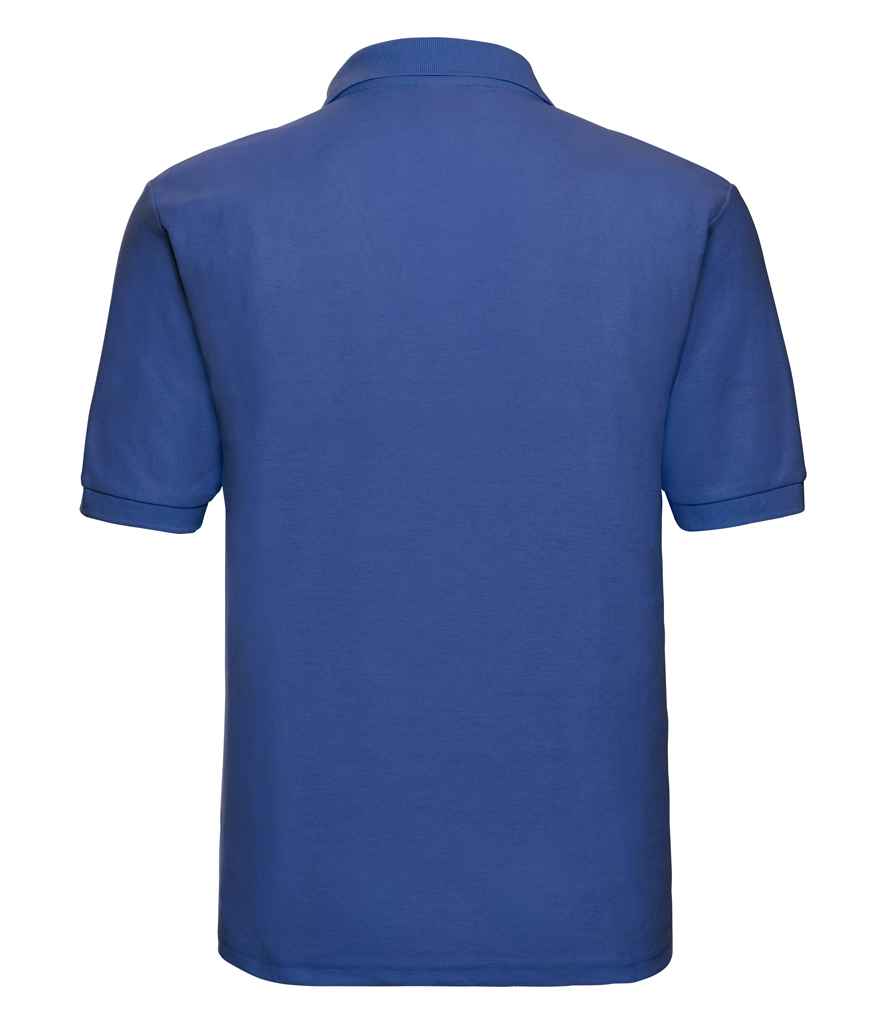 Russell Poly/Cotton Piqué Polo Shirt in by Russell — Custom branded clothing by Print Press, featuring premium embroidery produced in our specialist print lab in the UK.