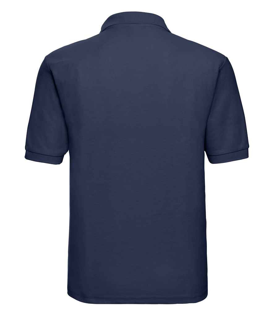Russell Poly/Cotton Piqué Polo Shirt in by Russell — Custom branded clothing by Print Press, featuring premium embroidery produced in our specialist print lab in the UK.