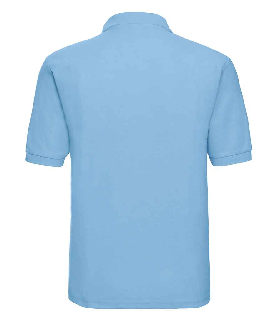Russell Poly/Cotton Piqué Polo Shirt in by Russell — Custom branded clothing by Print Press, featuring premium embroidery produced in our specialist print lab in the UK.
