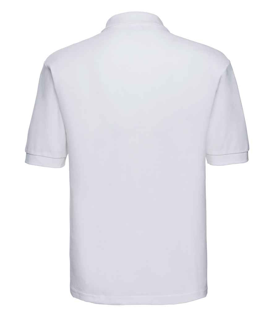 Russell Poly/Cotton Piqué Polo Shirt in by Russell — Custom branded clothing by Print Press, featuring premium embroidery produced in our specialist print lab in the UK.