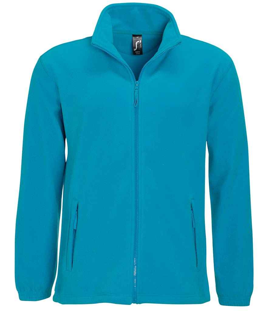SOL'S North Fleece Jacket in Aqua by SOL'S — Custom branded clothing by Print Press, featuring premium embroidery produced in our specialist print lab in the UK.