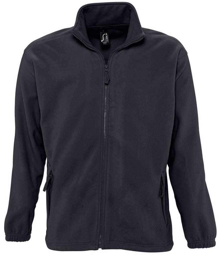SOL'S North Fleece Jacket in Charcoal by SOL'S — Custom branded clothing by Print Press, featuring premium embroidery produced in our specialist print lab in the UK.