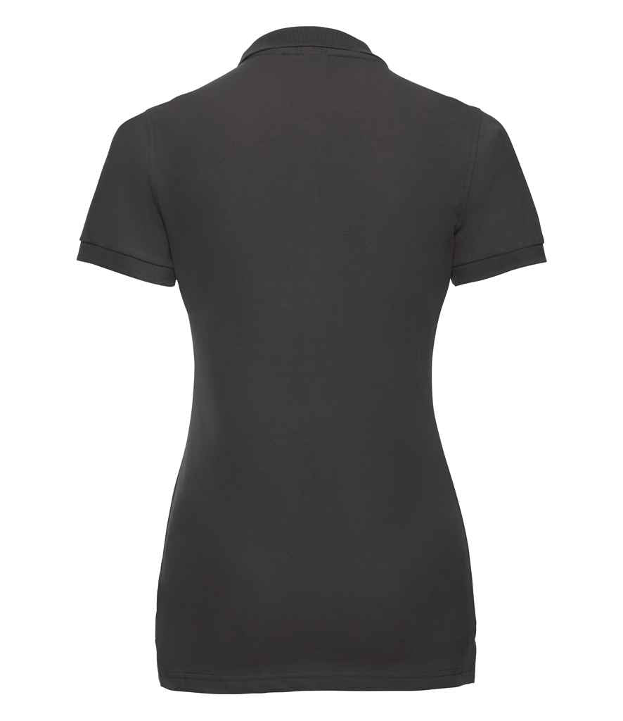 Russell Ladies Stretch Piqué Polo Shirt in by Russell — Custom branded clothing by Print Press, featuring premium embroidery produced in our specialist print lab in the UK.