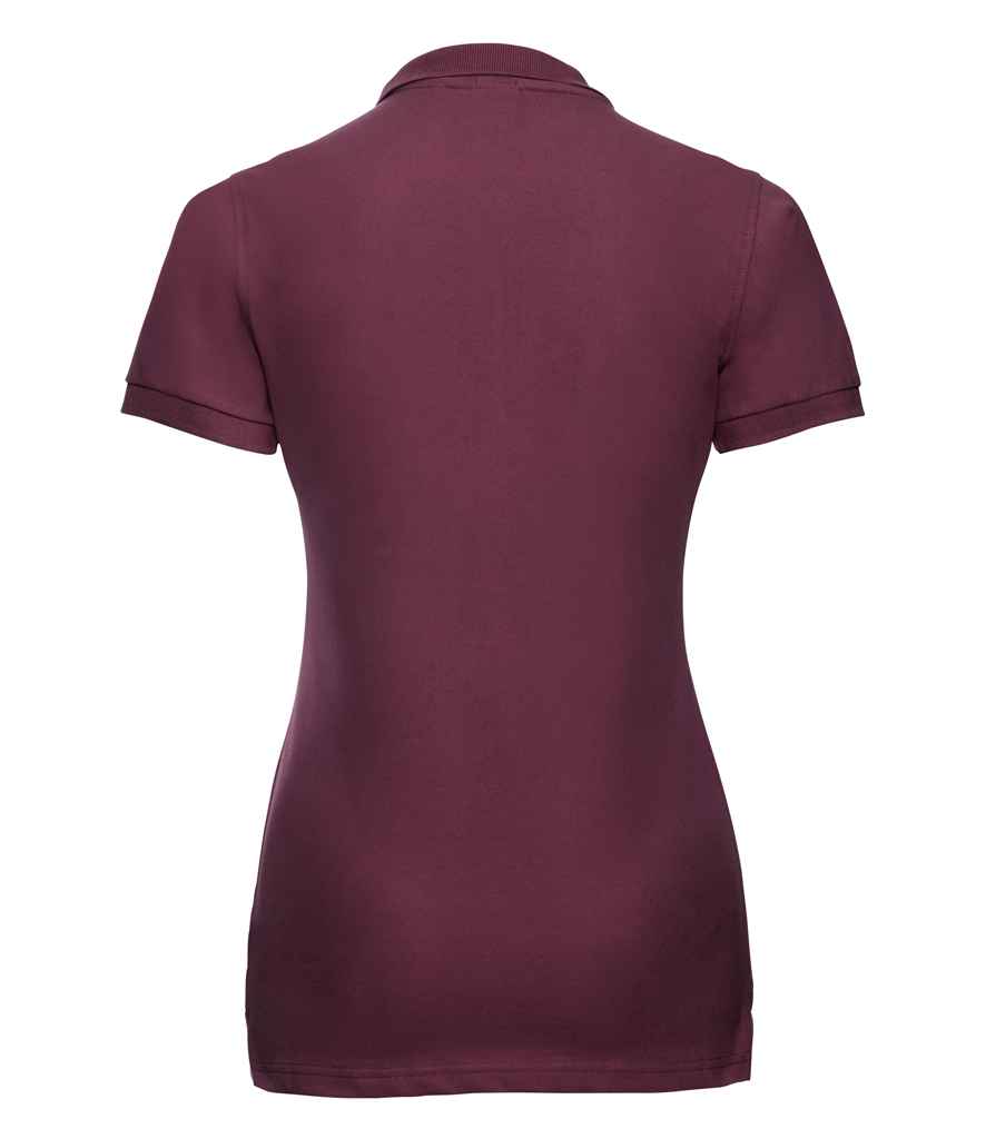 Russell Ladies Stretch Piqué Polo Shirt in by Russell — Custom branded clothing by Print Press, featuring premium embroidery produced in our specialist print lab in the UK.