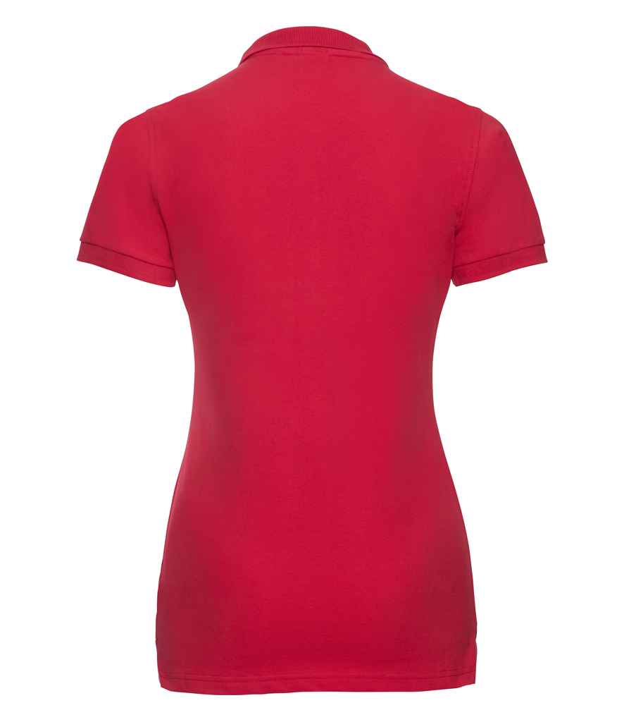 Russell Ladies Stretch Piqué Polo Shirt in by Russell — Custom branded clothing by Print Press, featuring premium embroidery produced in our specialist print lab in the UK.