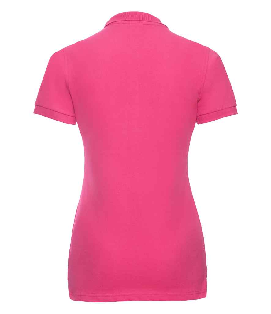 Russell Ladies Stretch Piqué Polo Shirt in by Russell — Custom branded clothing by Print Press, featuring premium embroidery produced in our specialist print lab in the UK.