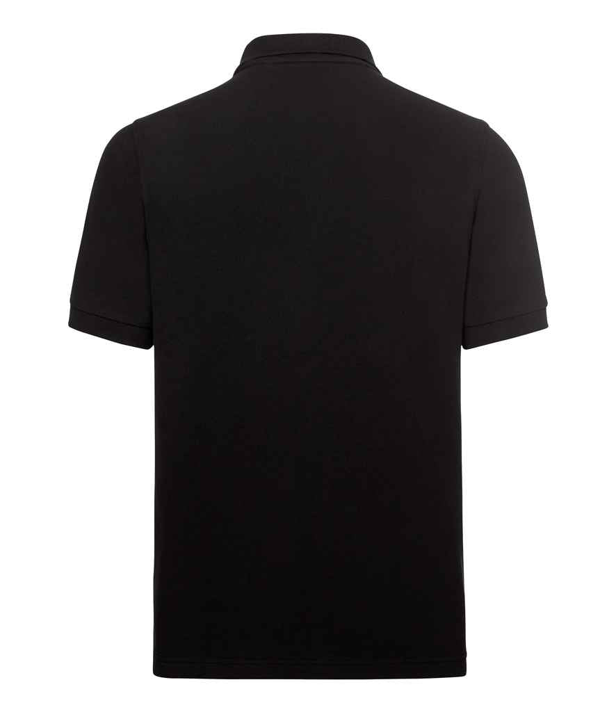 Russell Tailored Stretch Piqué Polo Shirt in by Russell — Custom branded clothing by Print Press, featuring premium embroidery produced in our specialist print lab in the UK.