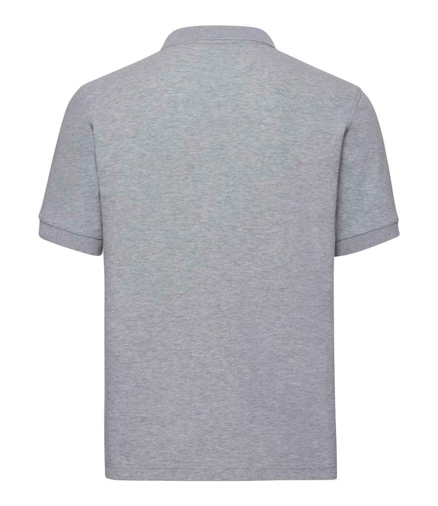 Russell Tailored Stretch Piqué Polo Shirt in by Russell — Custom branded clothing by Print Press, featuring premium embroidery produced in our specialist print lab in the UK.