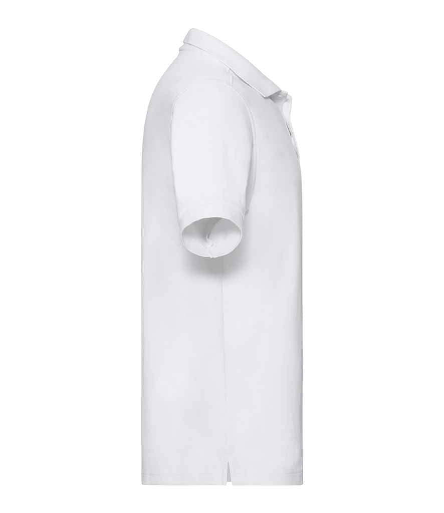 Russell Tailored Stretch Piqué Polo Shirt in by Russell — Custom branded clothing by Print Press, featuring premium embroidery produced in our specialist print lab in the UK.