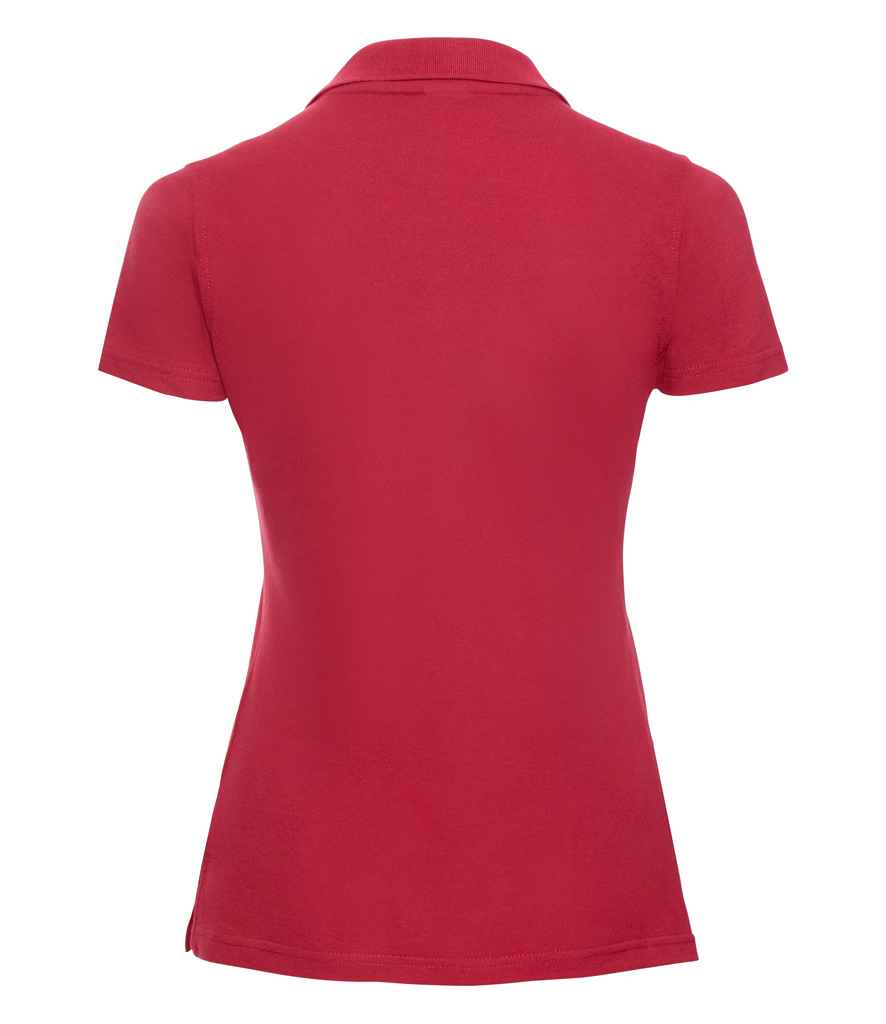 Russell Ladies Classic Cotton Piqué Polo Shirt in by Russell — Custom branded clothing by Print Press, featuring premium embroidery produced in our specialist print lab in the UK.