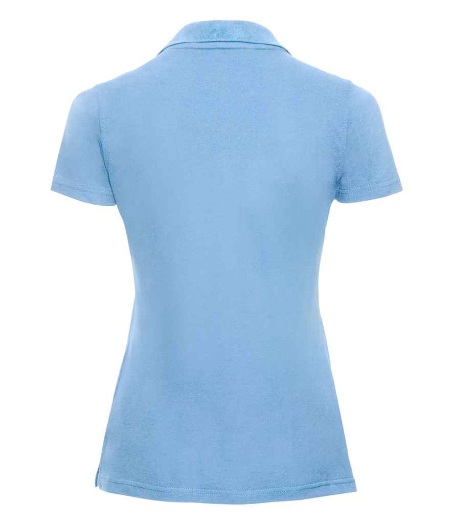 Russell Ladies Classic Cotton Piqué Polo Shirt in by Russell — Custom branded clothing by Print Press, featuring premium embroidery produced in our specialist print lab in the UK.