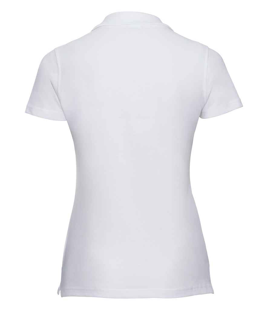Russell Ladies Classic Cotton Piqué Polo Shirt in by Russell — Custom branded clothing by Print Press, featuring premium embroidery produced in our specialist print lab in the UK.