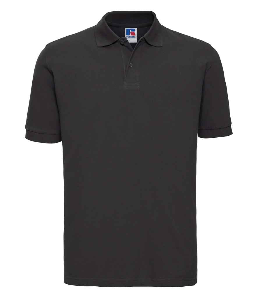 Russell Classic Cotton Piqué Polo Shirt in by Russell — Custom branded clothing by Print Press, featuring premium embroidery produced in our specialist print lab in the UK.